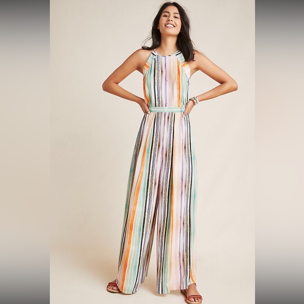 NWT Anthropologie / bl^nk london Gallery Row Jumpsuit